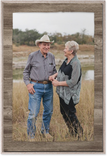 Countryside Portrait Wall Art, Rustic, Single piece, Mounted, 24x36, Brown