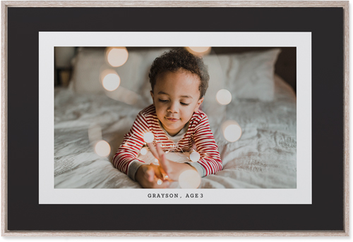 Frame Up Wall Art, Rustic, Single piece, Mounted, 24x36, Gray, charcoal