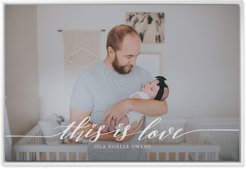 Love Is Wall Art, White, Single piece, Mounted, 24x36, White