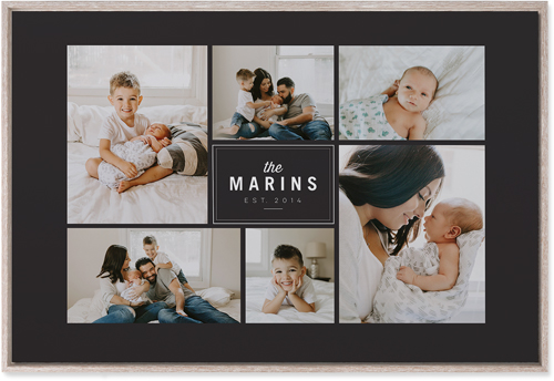 Round We Go Wall Art, Rustic, Single piece, Mounted, 24x36, Gray, charcoal