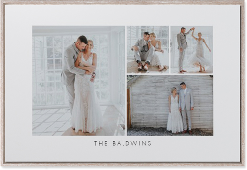 Four Corners Wall Art, Rustic, Single piece, Mounted, 24x36, White, white