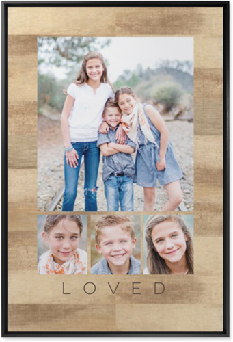 Four Real Wall Art, Black, Single piece, Mounted, 24x36, Beige, khaki