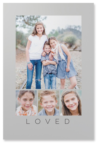 Four Real Wall Art, No Frame, Single piece, Mounted, 24x36, Gray