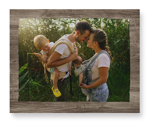 Countryside Wall Art, No Frame, Single piece, Mounted, 8x10, Brown, wood