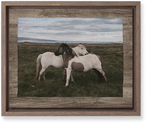 Countryside Wall Art, Walnut, Single piece, Mounted, 8x10, Brown