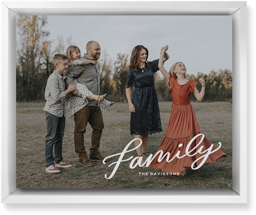 Family Letters Wall Art, White, Single piece, Mounted, 8x10, White, white