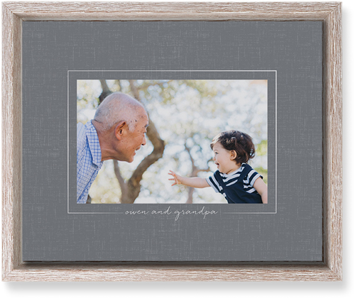 Take Shape Wall Art, Rustic, Single piece, Mounted, 8x10, Gray, slate