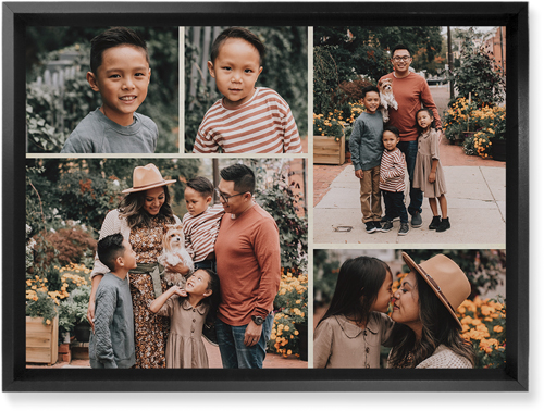 Gallery of Five Wall Art, Black, Single piece, Mounted, 10x14, Multicolor, multi