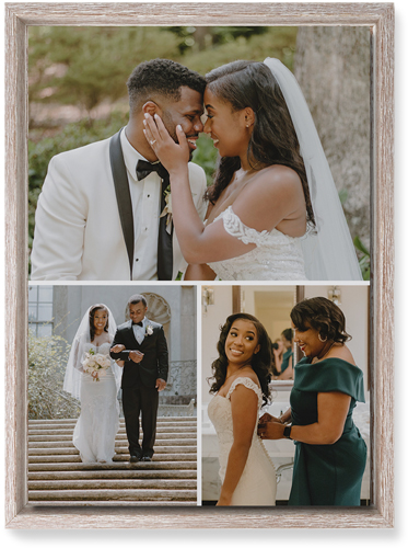 Gallery of Three Portrait Wall Art, Rustic, Single piece, Mounted, 10x14, Multicolor, multi