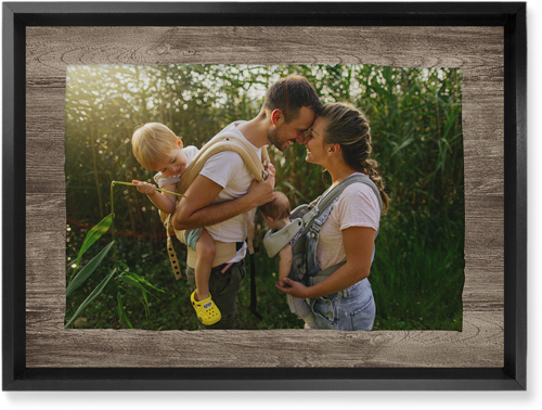 Countryside Wall Art, Black, Single piece, Mounted, 10x14, Brown, wood