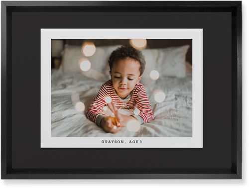 Frame Up Wall Art, Black, Single piece, Mounted, 10x14, Gray, charcoal