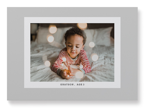 Frame Up Wall Art, No Frame, Single piece, Mounted, 10x14, Gray