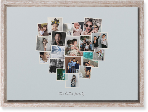 Heart Strings Wall Art, Rustic, Single piece, Mounted, 10x14, Gray, air