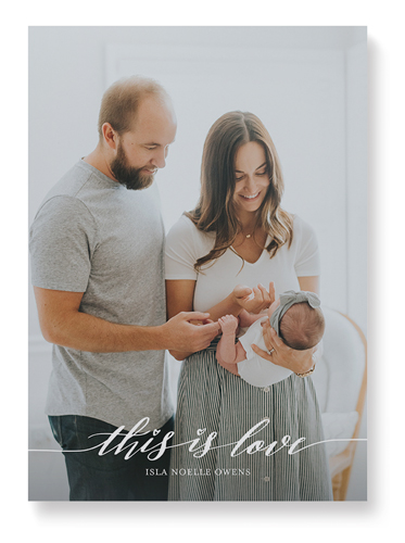 Love Is Portrait Wall Art, No Frame, Single piece, Mounted, 10x14, White