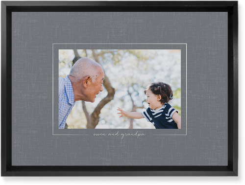 Take Shape Wall Art, Black, Single piece, Mounted, 10x14, Gray, slate