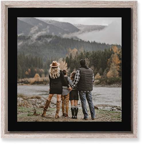 Simple Gallery of One Border Wall Art, Rustic, Single piece, Mounted, 12x12, Multicolor, multi