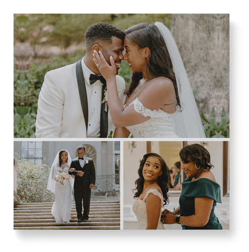 Gallery of Three Portrait Wall Art, No Frame, Single piece, Mounted, 12x12, Multicolor, multi