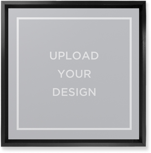 Upload Your Own Design Wall Art, Black, Single piece, Mounted, 12x12, Multicolor