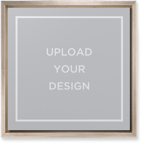 Upload Your Own Design Wall Art, Metallic, Single piece, Mounted, 12x12, Multicolor