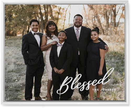 Blessed Letters Wall Art, White, Single piece, Mounted, 16x20, White