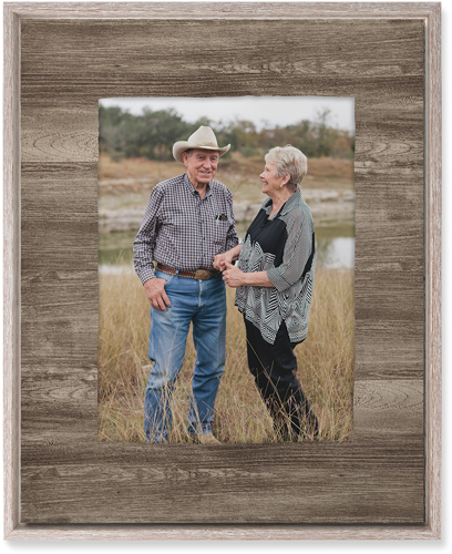 Countryside Portrait Wall Art, Rustic, Single piece, Mounted, 16x20, Brown