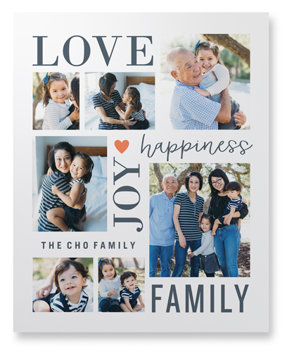 Happiness Is Wall Art, No Frame, Single piece, Mounted, 16x20, White, white