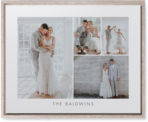 Four Corners Wall Art, Rustic, Single piece, Mounted, 16x20, White, white