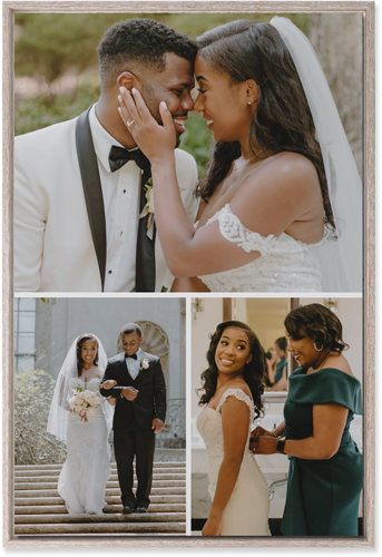 Gallery of Three Portrait Wall Art, Rustic, Single piece, Mounted, 20x30, Multicolor, multi