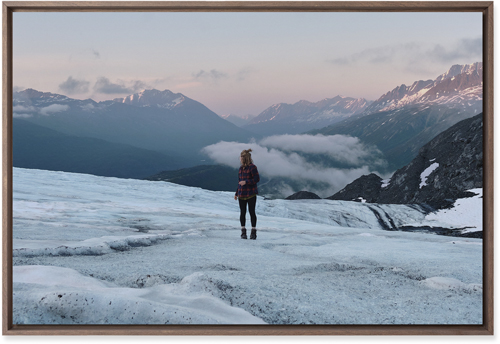 Photo Gallery Square Wall Art, Walnut, Single piece, Mounted, 20x30, Multicolor