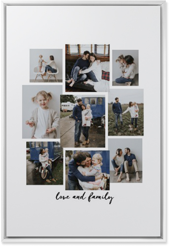 Cloud Nine Wall Art, White, Single piece, Mounted, 20x30, Multicolor