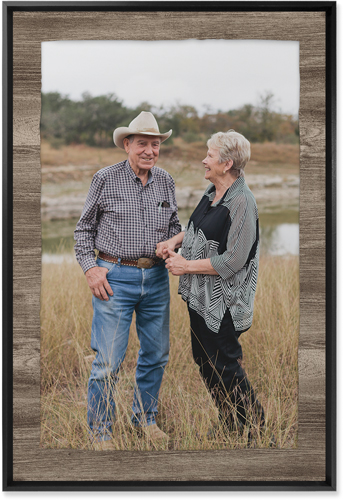 Countryside Portrait Wall Art, Black, Single piece, Mounted, 20x30, Brown