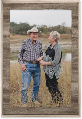 Countryside Portrait Wall Art, Metallic, Single piece, Mounted, 20x30, Brown, wood