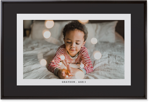 Frame Up Wall Art, Black, Single piece, Mounted, 20x30, Gray, charcoal