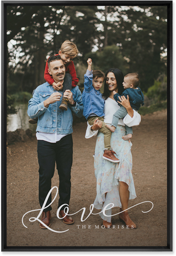 Just Love Portrait Wall Art, Black, Single piece, Mounted, 20x30, White, white