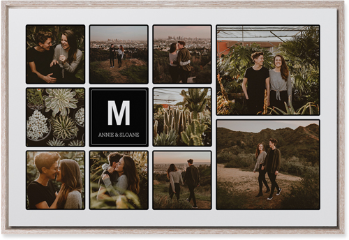 Photo Tiles Wall Art, Rustic, Single piece, Mounted, 20x30, Black, black