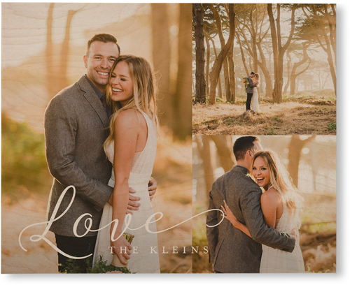 Just Love Trio Wall Art, Single piece, Wood, 16x20, White