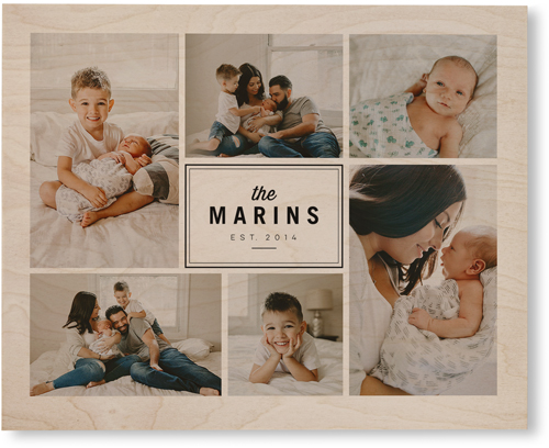 Round We Go Wall Art, Single piece, Wood, 16x20, White, white