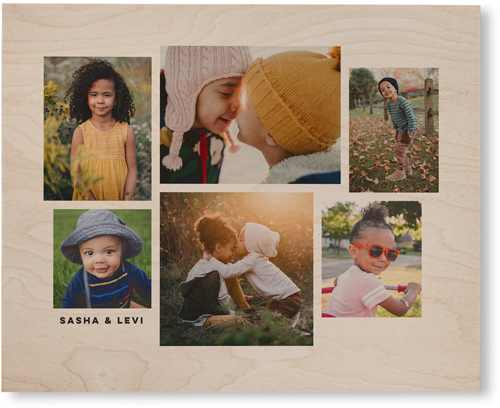 Six Times Wall Art, Single piece, Wood, 16x20, White, white