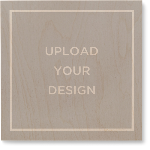 Upload Your Own Design Wall Art, Single piece, Wood, 12x12, Multicolor