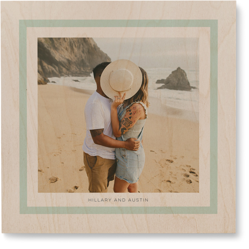 Freeze Frame Wall Art, Single piece, Wood, 12x12, Green