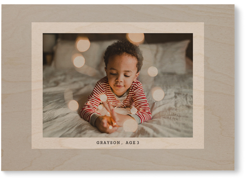 Frame Up Wall Art, Single piece, Wood, 10x14, Gray