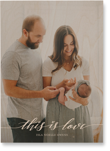 Love Is Portrait Wall Art, Single piece, Wood, 10x14, White, white