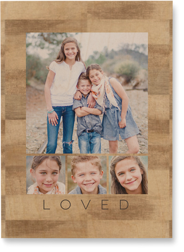 Four Real Wall Art, Single piece, Wood, 10x14, Beige