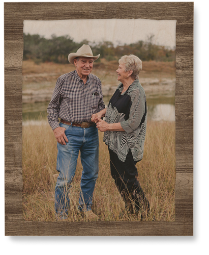 Countryside Portrait Wall Art, Single piece, Wood, 8x10, Brown