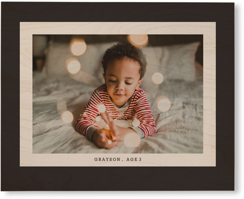 Frame Up Wall Art, Single piece, Wood, 8x10, Gray