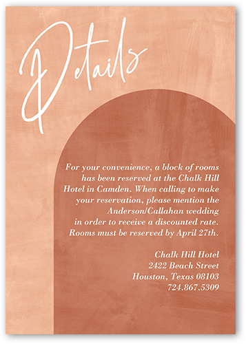 Textured Times Wedding Enclosure Card, Beige, Matte, 100% Recycled Cardstock , Square, Fresco Cream