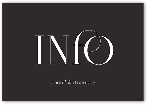 Nouveau Connection Wedding Enclosure Card, Grey, Matte, 100% Recycled Cardstock , Square, Charcoal