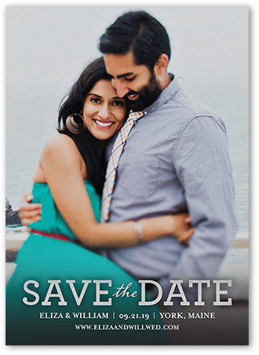 Focused On Forever Love Save The Date, none, Grey, 5x7, Matte, Signature Smooth Cardstock, Square