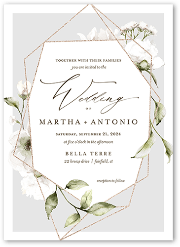 Grey Wedding Cards