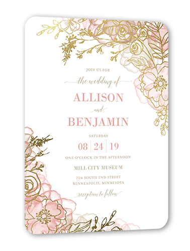 Elegant Summer Wedding Invitations